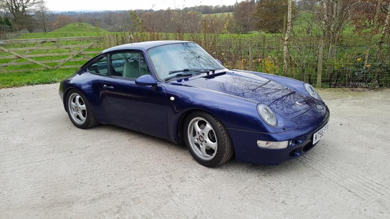 Porsche 993 blue