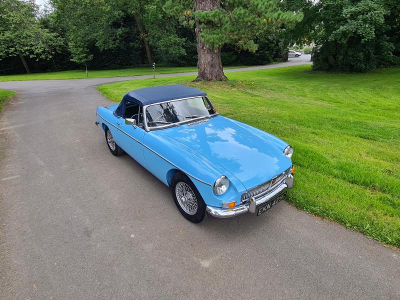 Iris Blue MGB