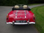 RED MGB Roadster - pull handle