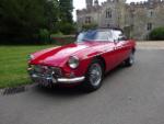RED MGB Roadster - pull handle