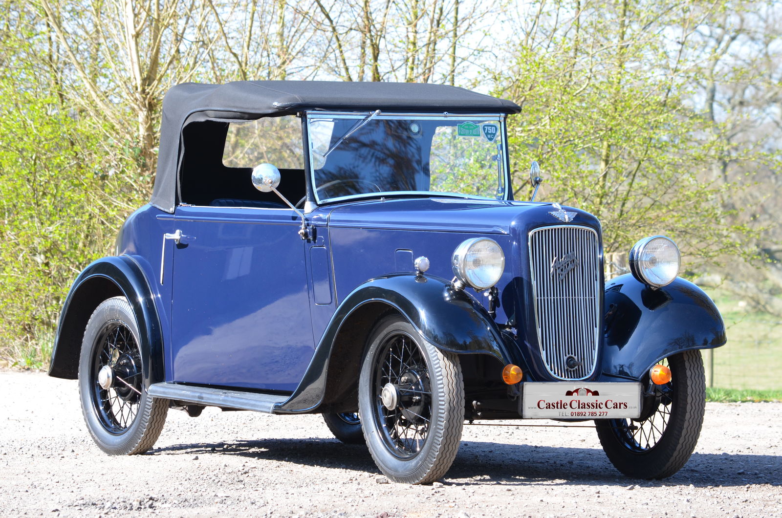 Austin 7 Opal 2 Seater Tourer for sale Castle Classic Cars