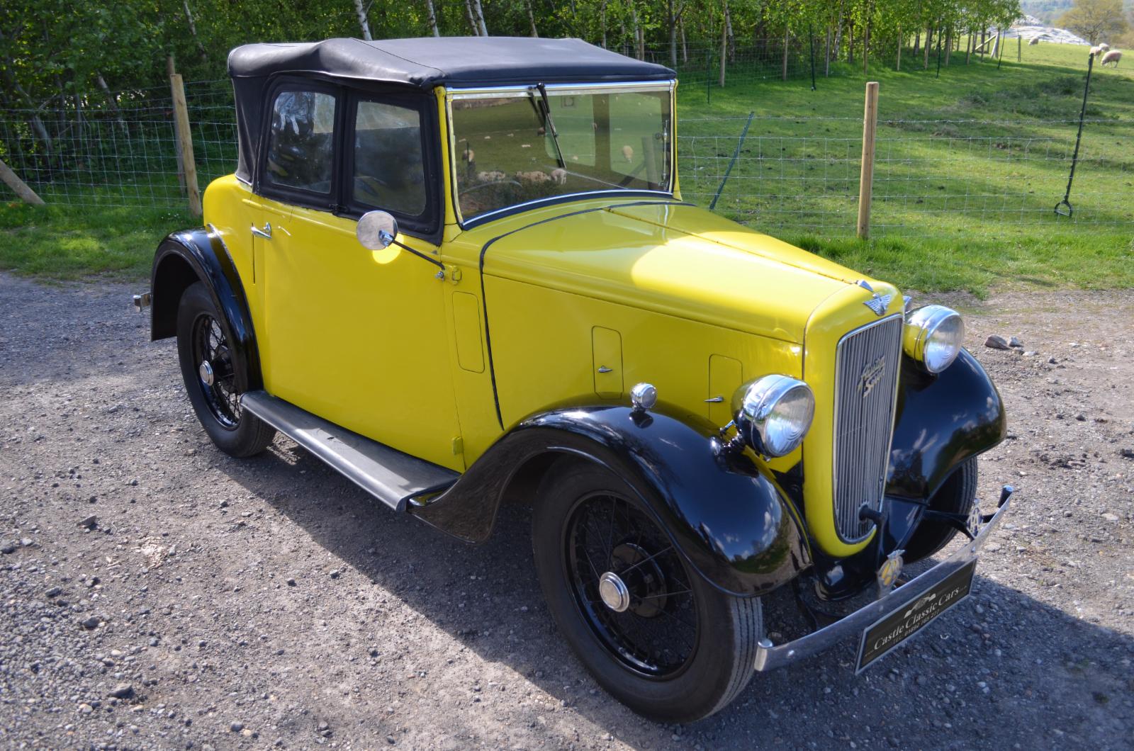 Austin Seven Opal 2 Seat Tourer for sale Castle Classic Cars