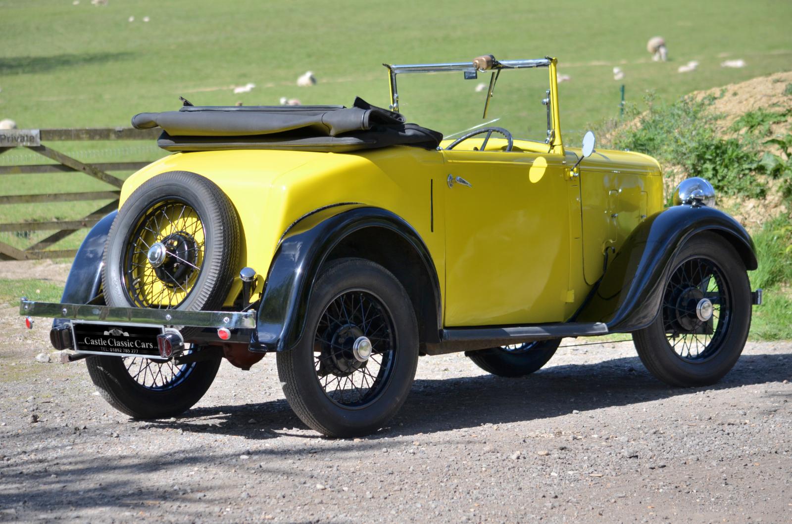 Austin Seven Opal 2 Seat Tourer for sale Castle Classic Cars