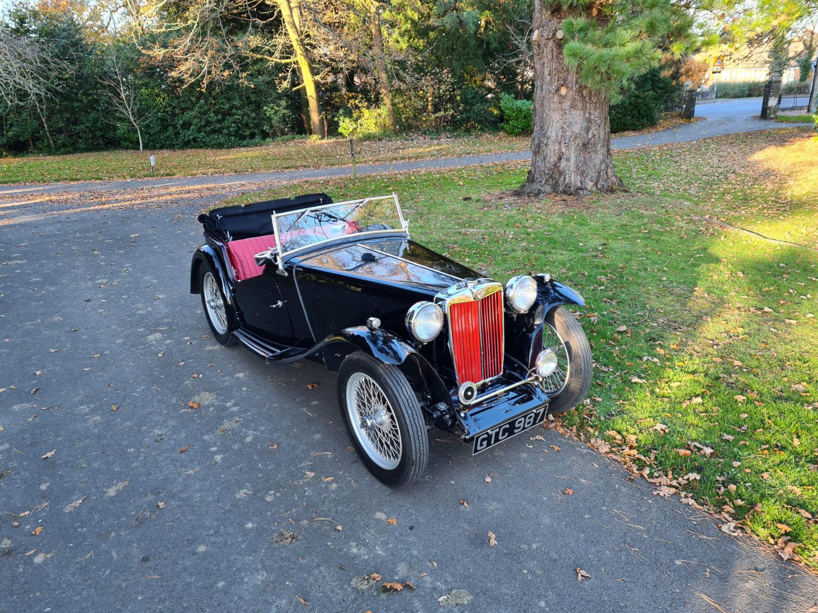 1946 MG TC Ex Lancashire Constabulary for sale Castle Classic Cars